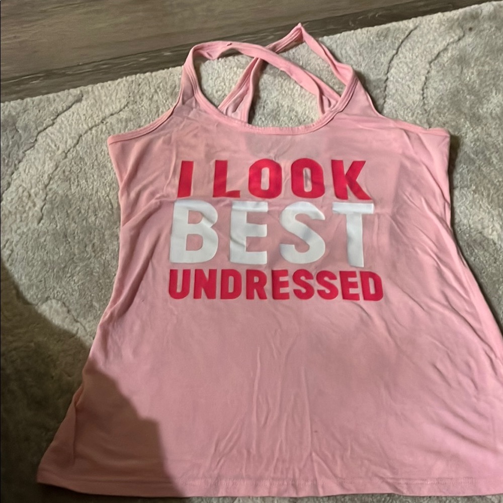 NWOT Victoria secret Pink Graphic Tank Top xs